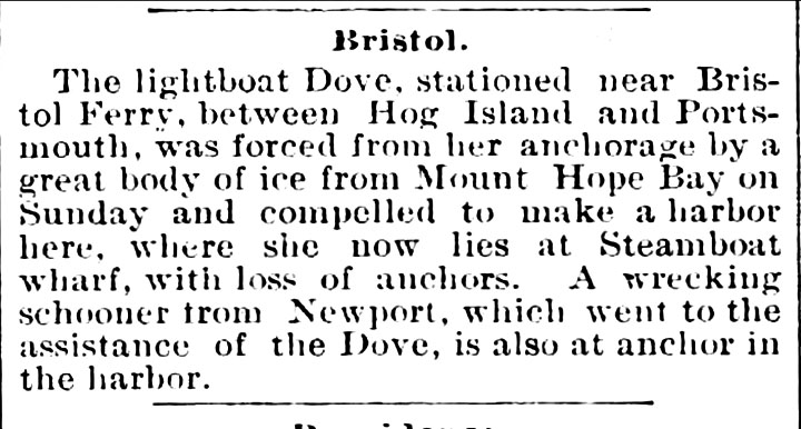 Bristol The lightboat Dove
